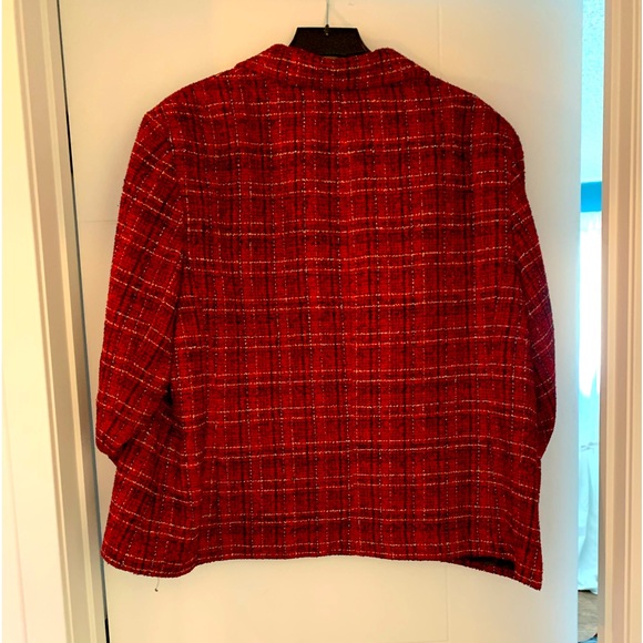 Red plaid jacket - Picture 2 of 6